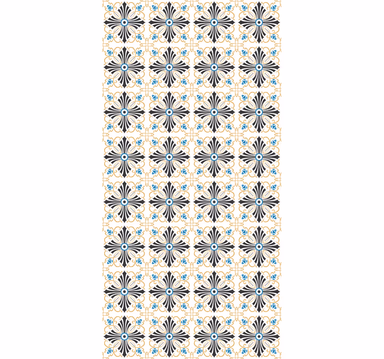 Graceful botanical motif blind kitchen - TenStickers