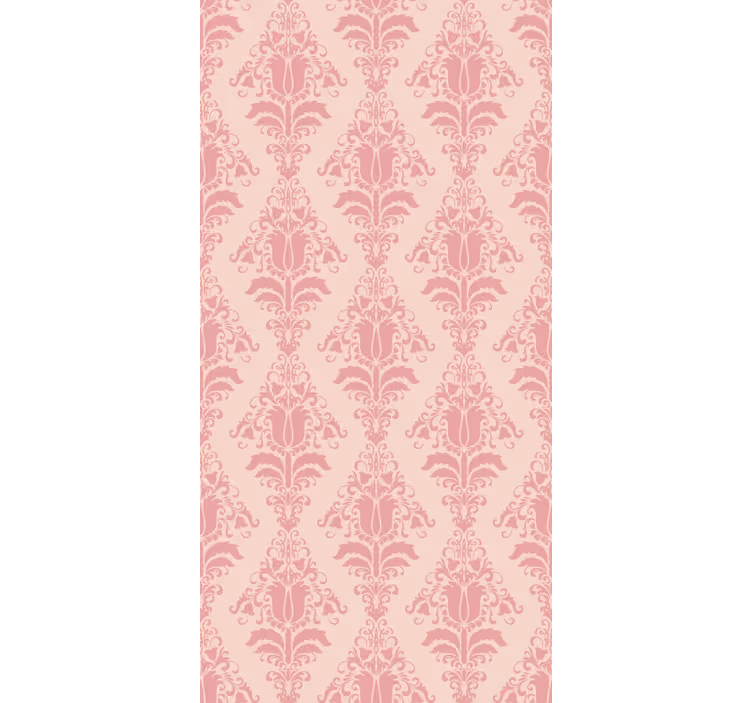 Elegant blind in pink floral design - TenStickers