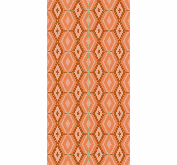30s autumnal tints geometric Classic blind - TenStickers