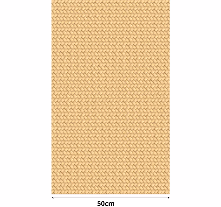 Wicker rustic window blind - TenStickers