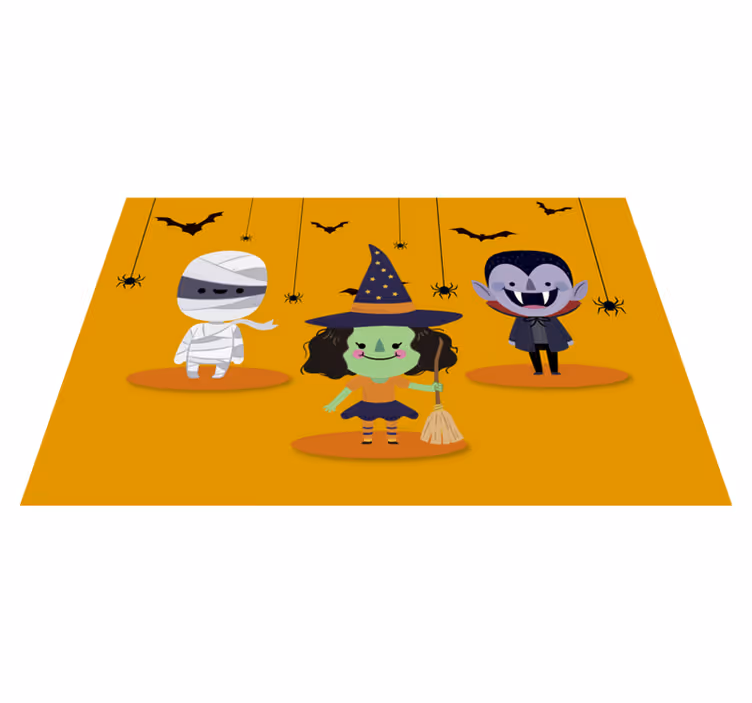 happy witch mummy and vampires - TenStickers