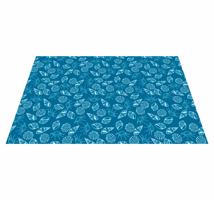 Seashell animals seashell placemats - TenStickers