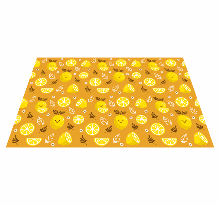 Modern placemats with fruit pattern design - TenStickers