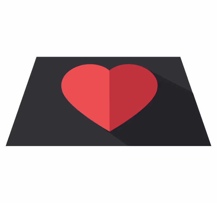 Original placemats heart shaped design - TenStickers