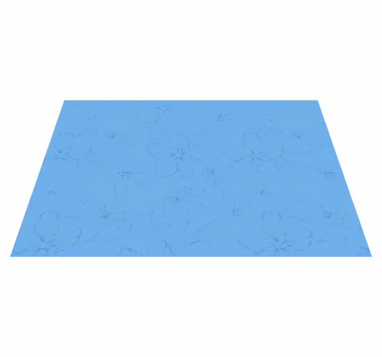 Textured placemats with botanical inspired design - TenStickers