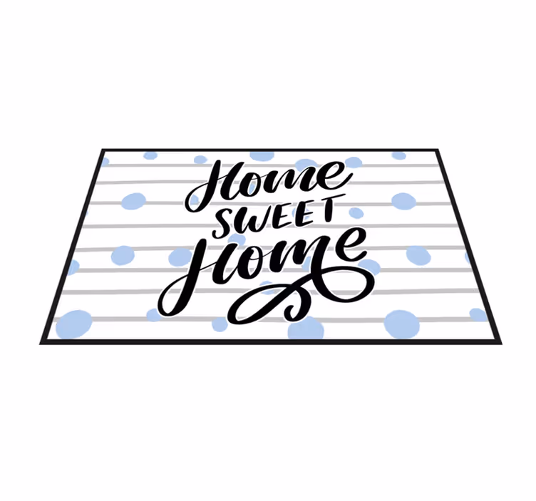 Home Sweet Home quote placemats - TenStickers