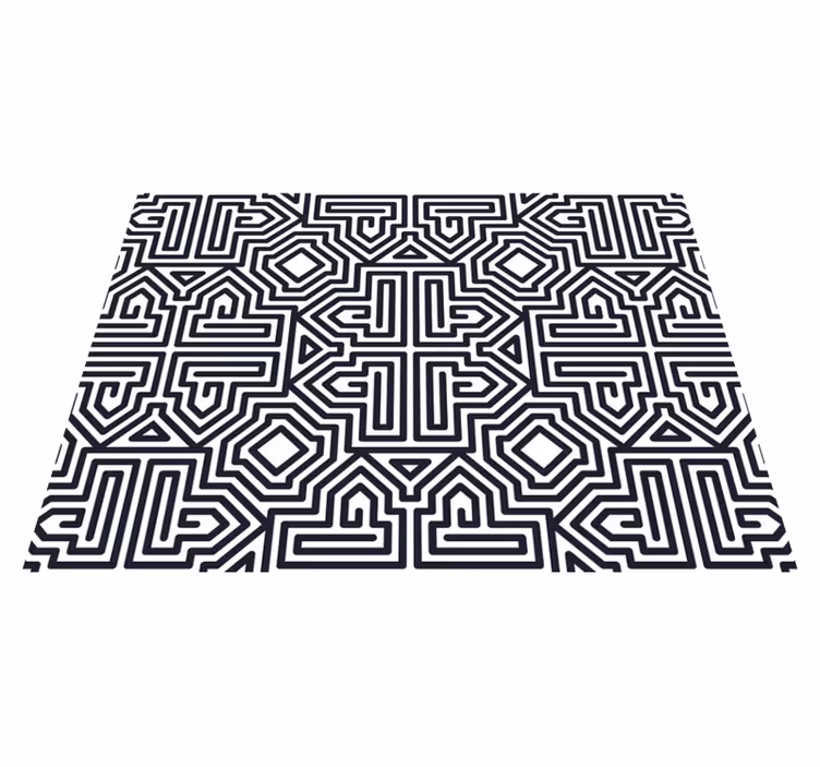 Labyrinth pattern elegant placemats - TenStickers