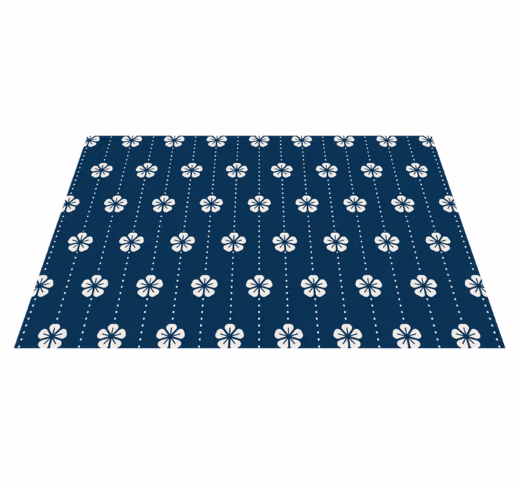 Original placemats floral pattern tabletop - TenStickers