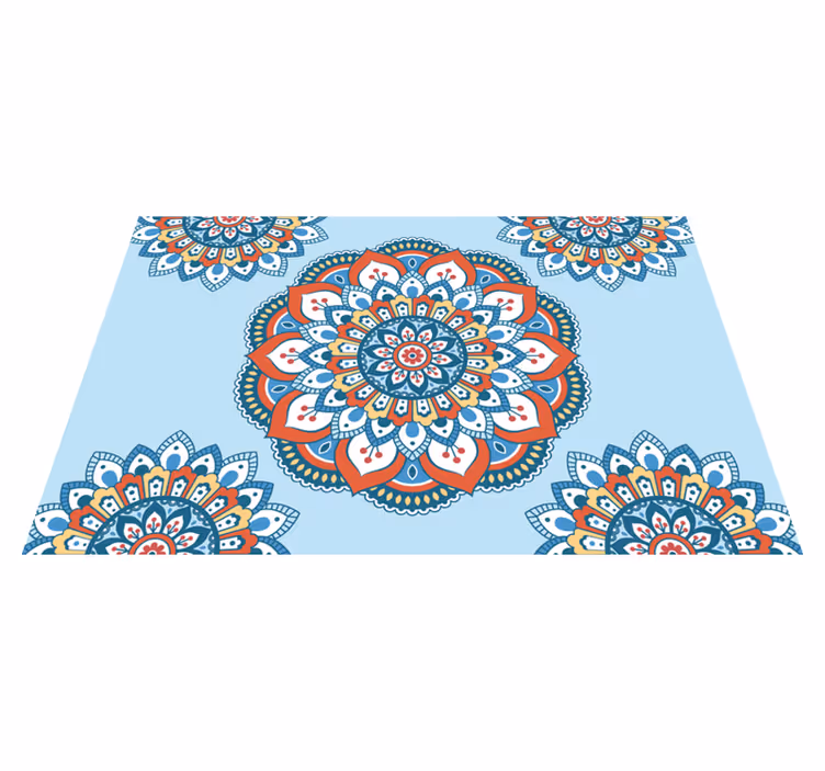 Mulitcolour mandala elegant placemats - TenStickers