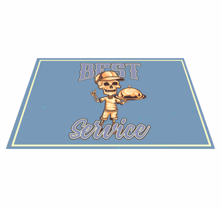 Cool quote food design restaurant placemats - TenStickers