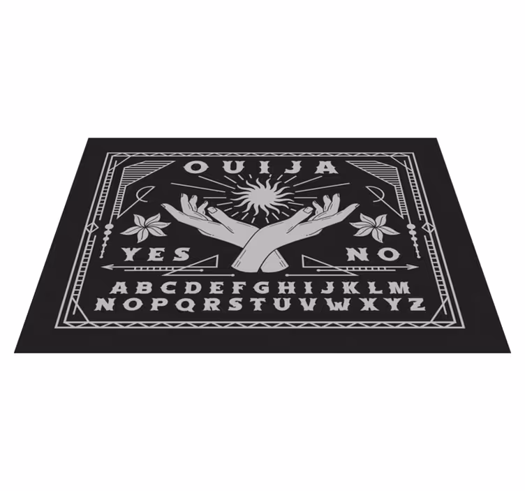 Placemats with quote ouija board hands - TenStickers