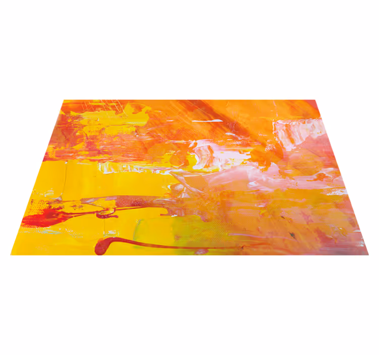 Textured placemats in abstract color swirl - TenStickers