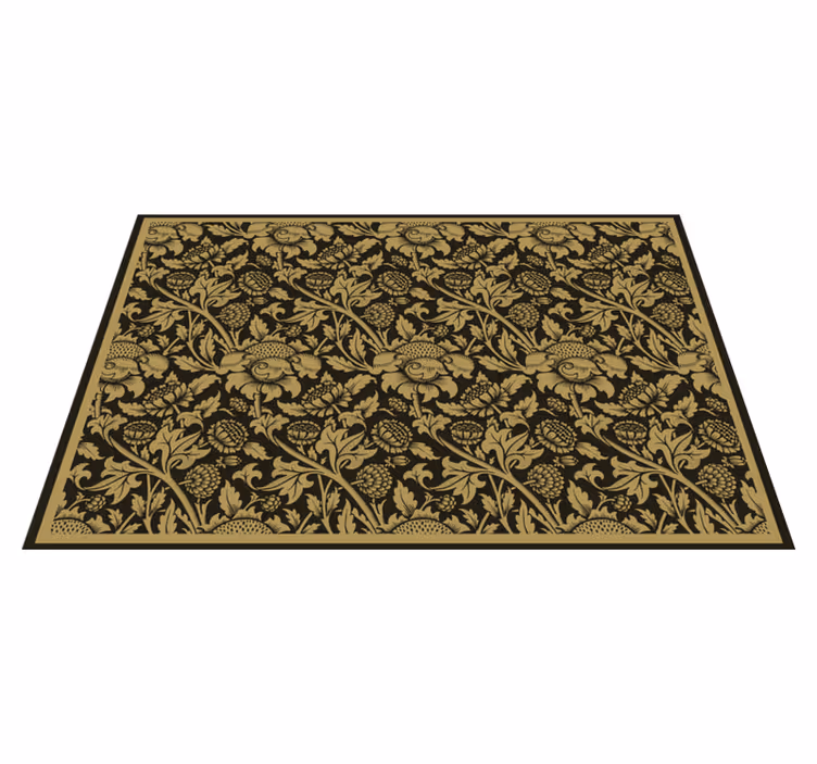 Elegant placemats in botanical elegance - TenStickers