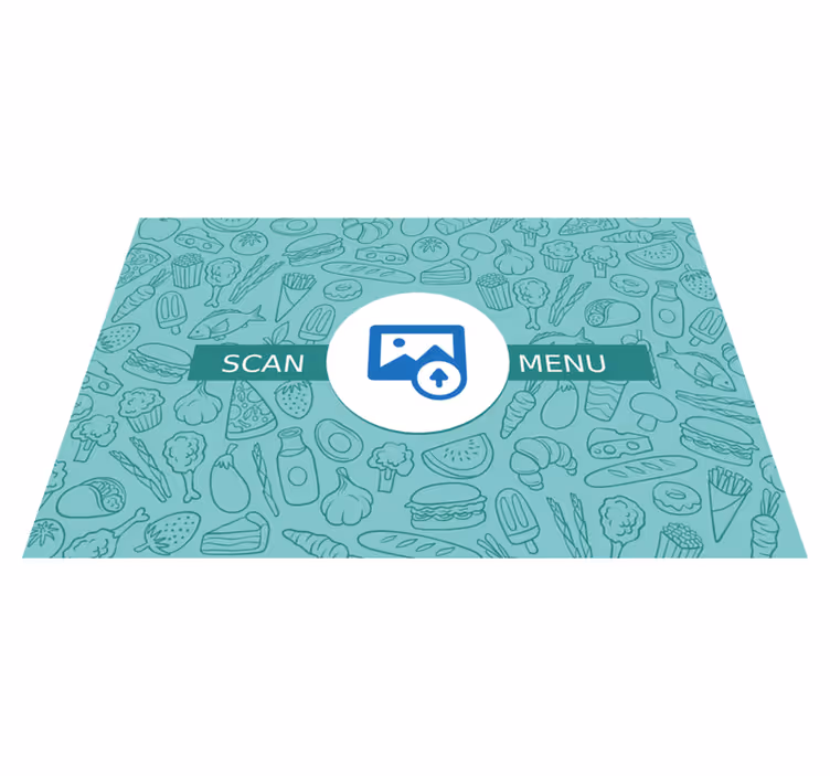 QR code menu:This QR code menu allows you to access our restauran - TenStickers