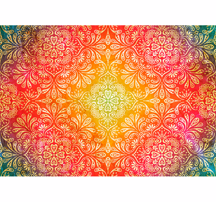 Colourful  zen photo wallpaper - TenStickers