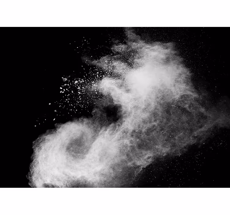White powder explosion  Marriage Wall Murals - TenStickers