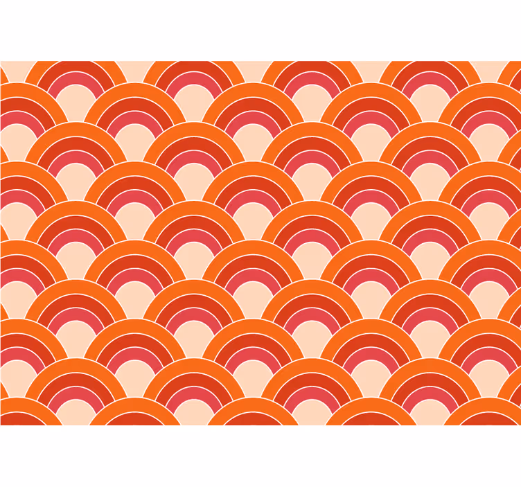 Geometric petals pattern Abstract Wall Murals - TenStickers