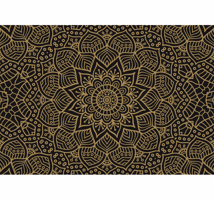 Indian style pattern Mandala Wall Mural - TenStickers