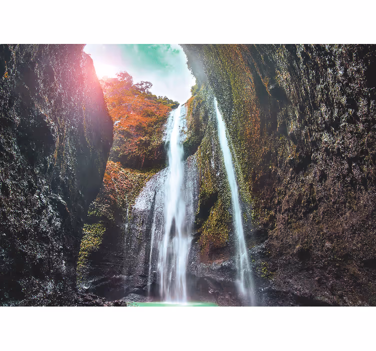 Beautiful Angel Falls Waterfall Wall Mural - TenStickers