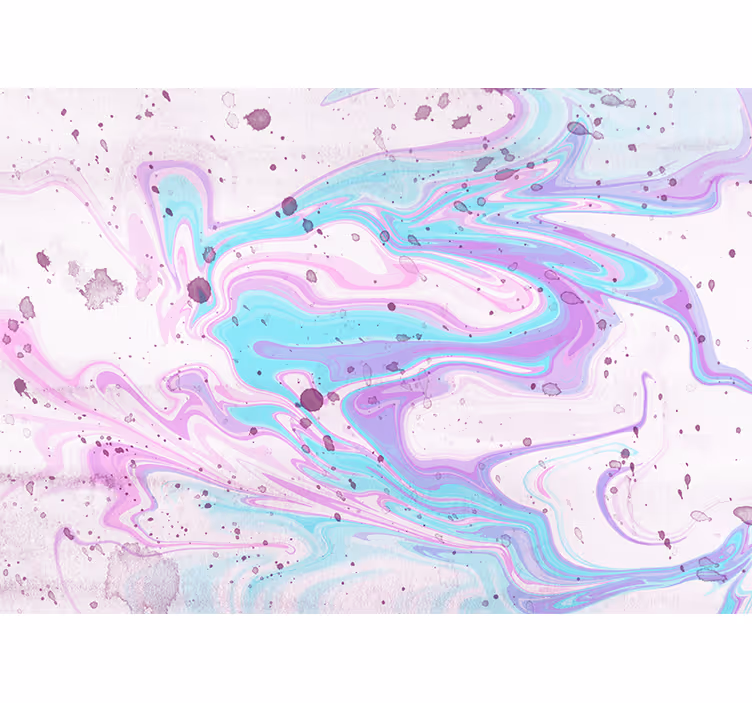 Pastel pink and purple Kids wall Murals - TenStickers