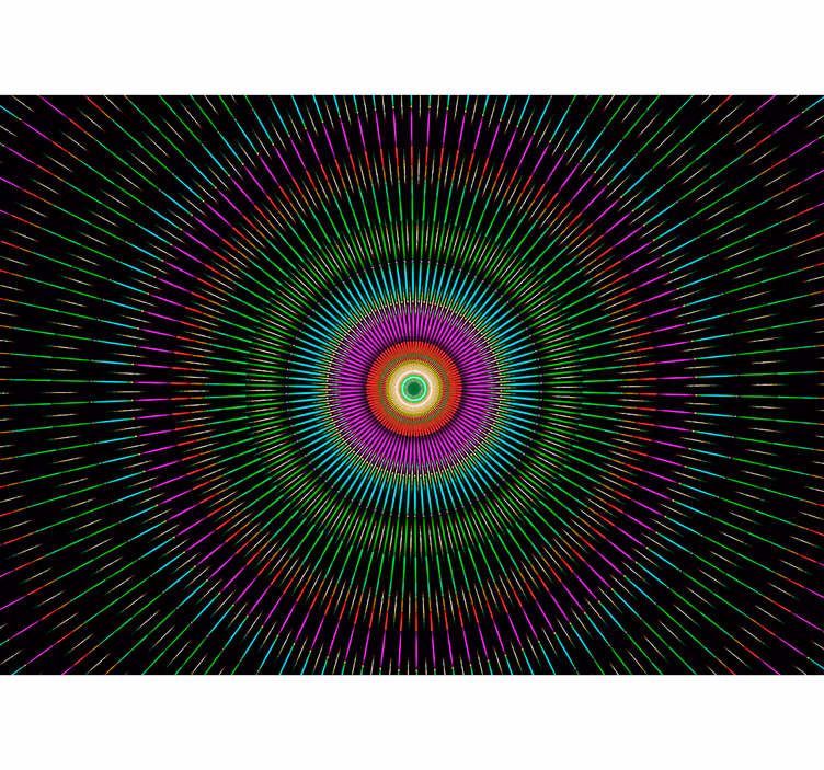 Kaleido Mandala Wall Mural - TenStickers