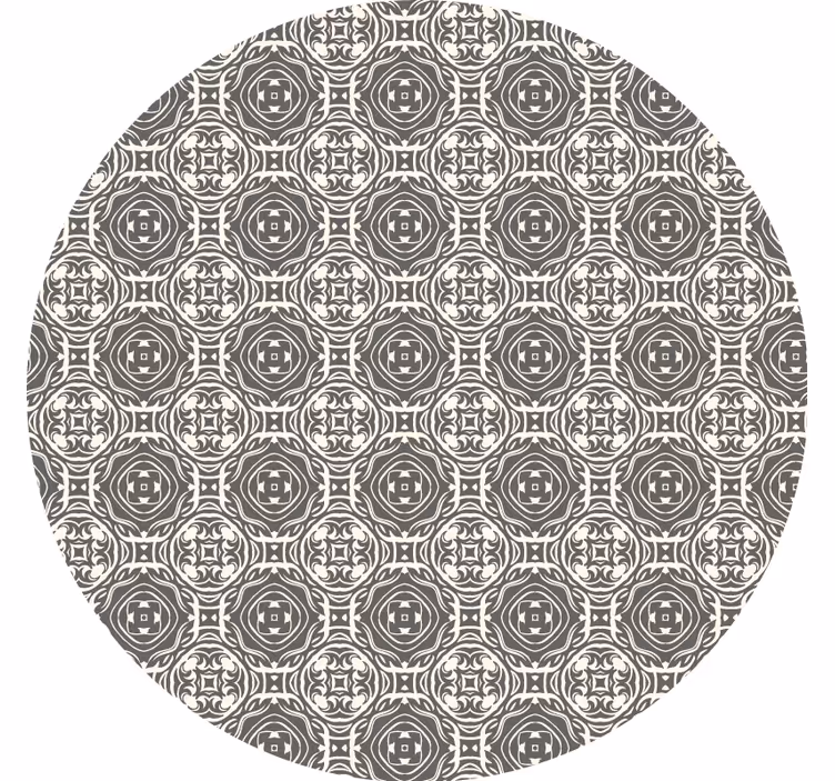 Texture coasters with circular patterned surface - TenStickers