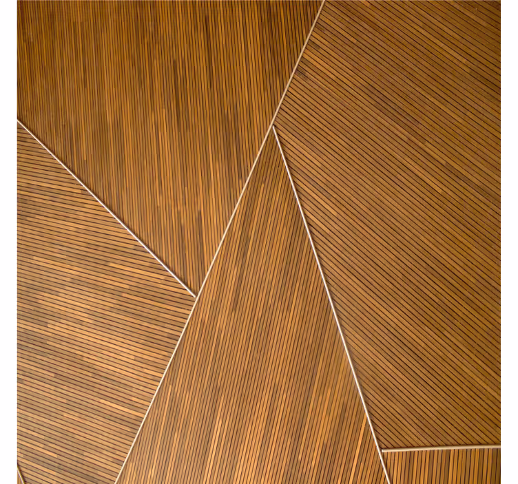 Texture coasters geometric wood design - TenStickers