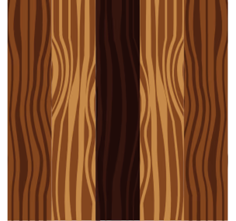 Texture coasters natural wood grain finish - TenStickers