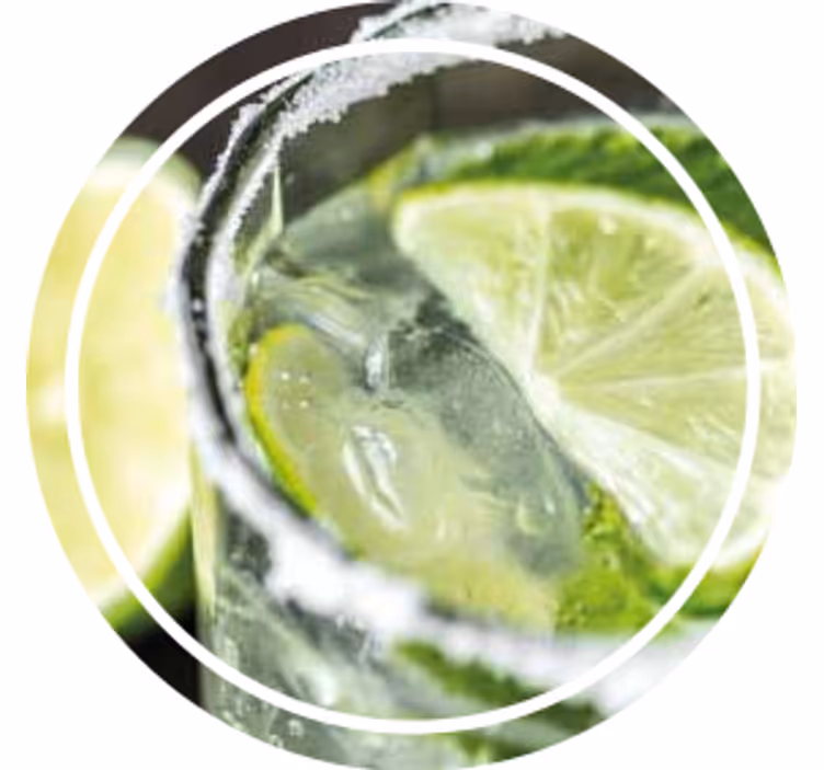 Personalisable coasters for zesty lime drinks - TenStickers