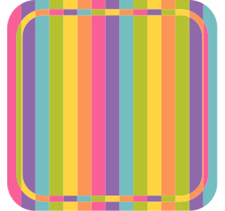 Beer mats in lively colorful design - TenStickers