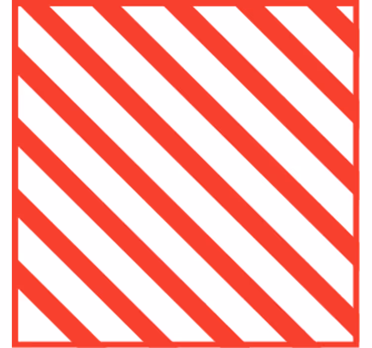 Texture coasters red striped pattern - TenStickers