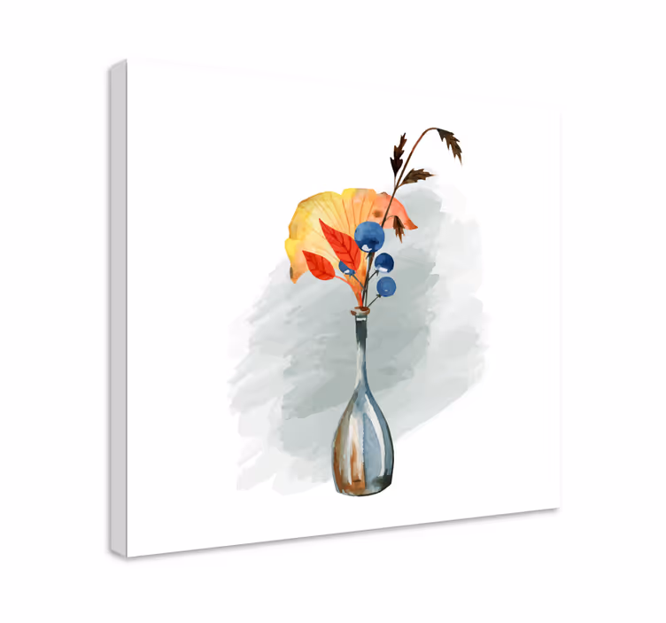 Flowers office wall prints - TenStickers
