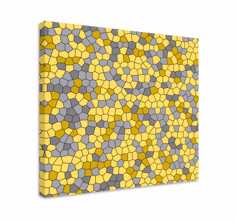 Pantone mosaic mosaic canvas prints - TenStickers