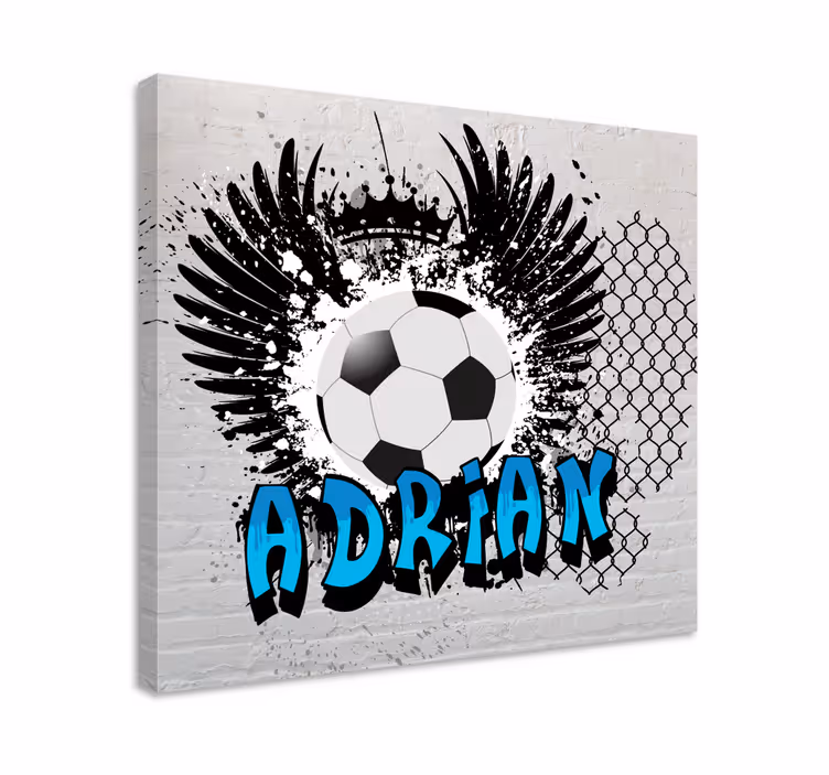 Champion's graffiti  personalised canvas - TenStickers
