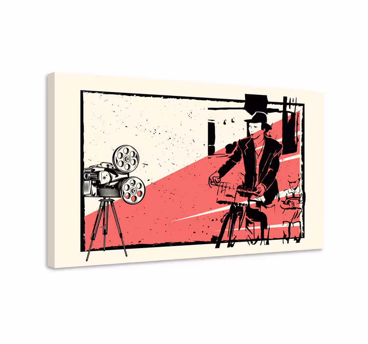Life is beautiful character canvas prints - TenStickers