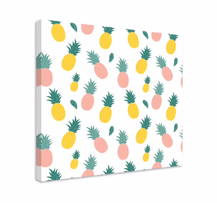 Pineapple fruit design Kitchen wall print - TenStickers