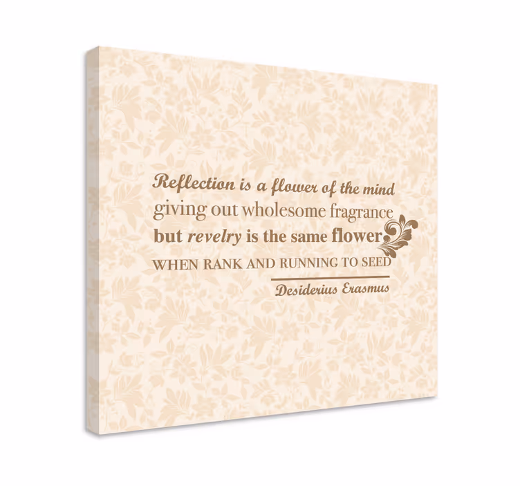 Enlightening Life Lessons quote canvas - TenStickers