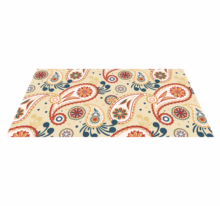 Colourful water drops bathroom vinyl rug - TenStickers