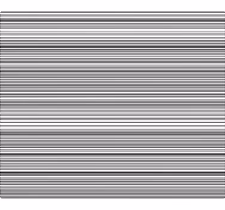 Gray thin striped  kitchen vinyl rug - TenStickers