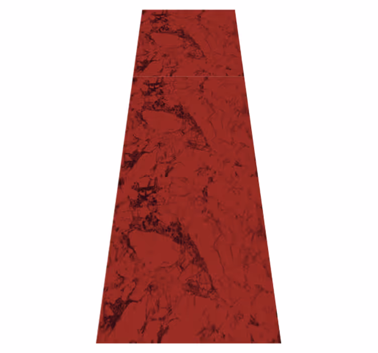 Bathroom vinyl rug with dark red marble texture - TenStickers