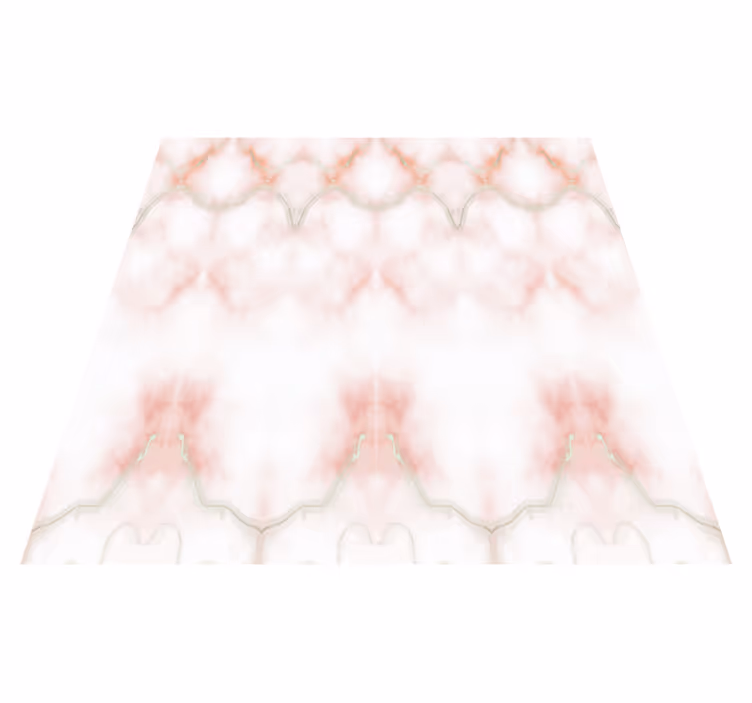 Bathroom vinyl rug in pink marble with yellow scratches - TenStickers