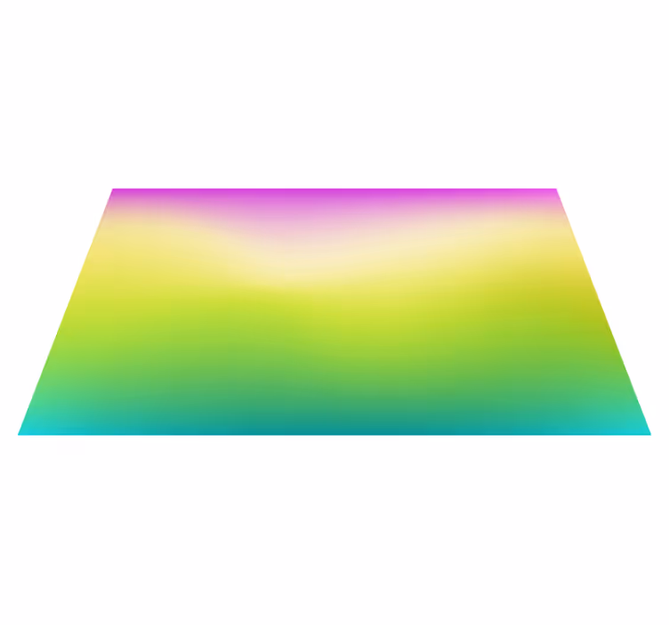 Colorful Gradient Shade textured vinyl rug - TenStickers