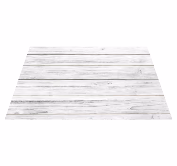 White wood style vinyl carpet - TenStickers