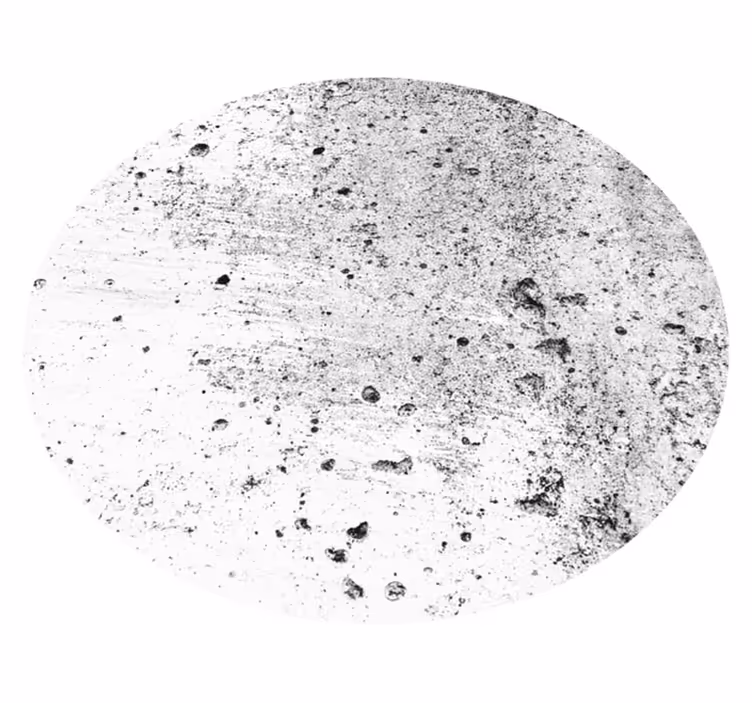 Splattered Circular Design textured vinyl rug - TenStickers