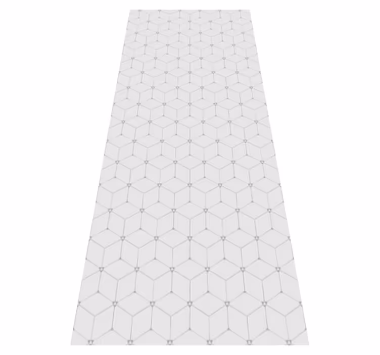 Geometric Tiled Pattern tile carpet - TenStickers