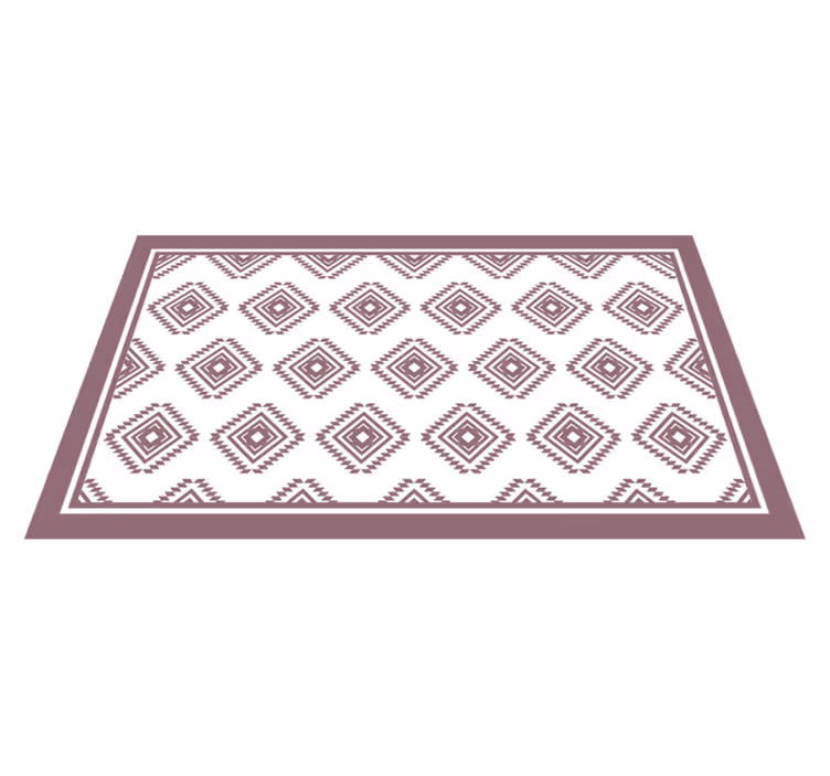 Pink Kilim Pattern ethnic rug - TenStickers
