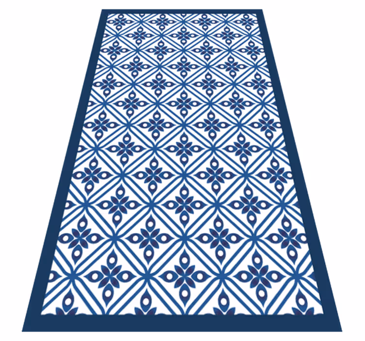 Tile Pattern Design tile vinyl rug - TenStickers