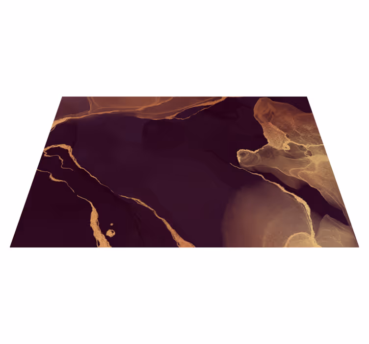 Abstract Topography textured vinyl rug - TenStickers