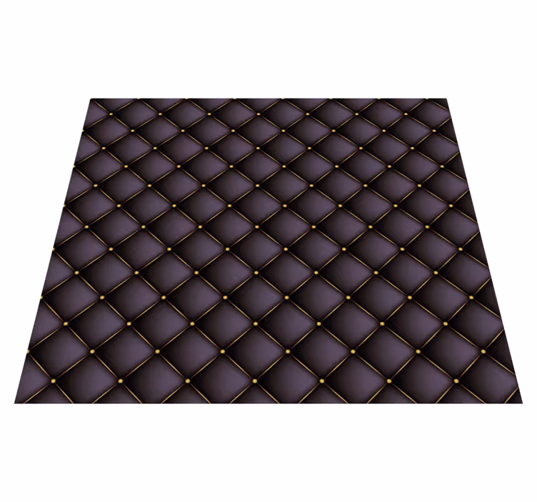 Quilted Elegance textured vinyl rug - TenStickers