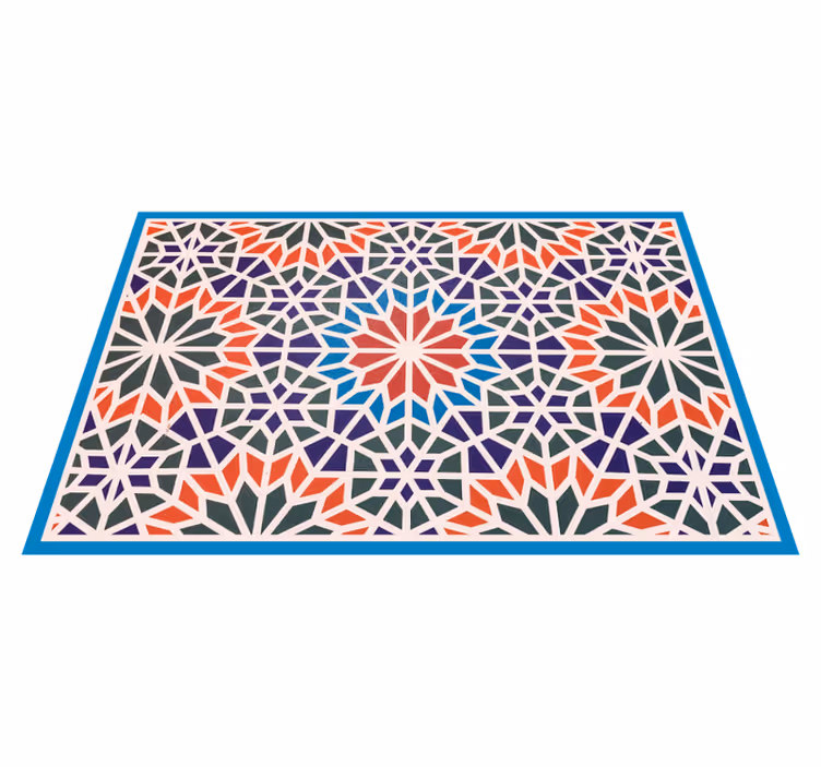 Mosaic area rug floor tiles - TenStickers